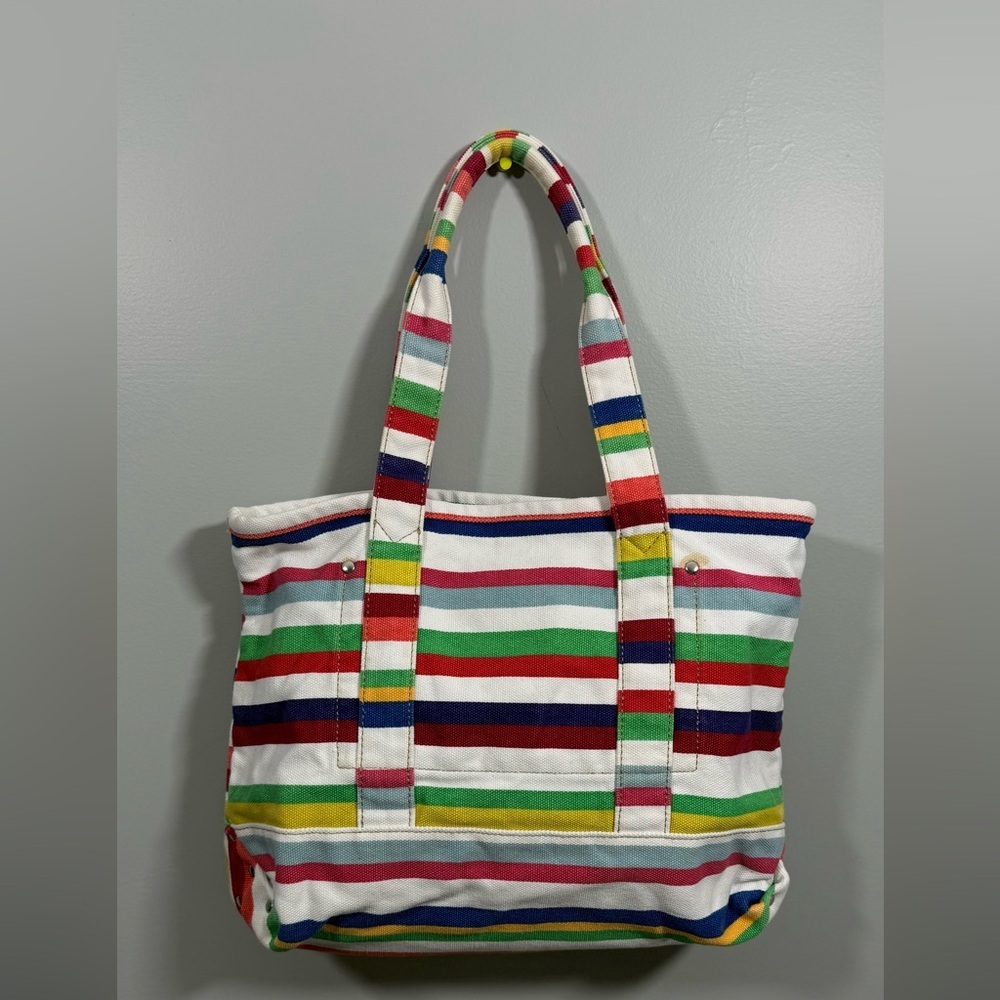 J. Crew Multicolor Striped Tote Bag - Picture 3 of 9